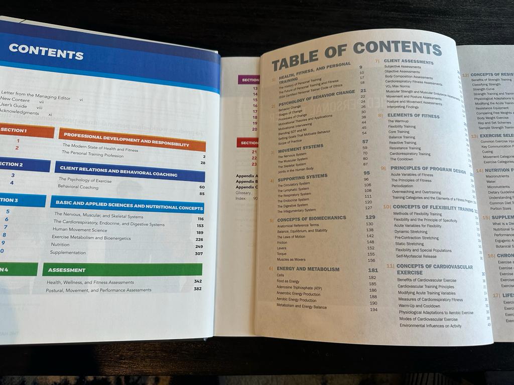 Comparing NASM and ISSA: Which Certification is Right for You? 47 NASM or ISSA - textbooks for NASM and ISSA open to table of contents - which cpt has the best course layout