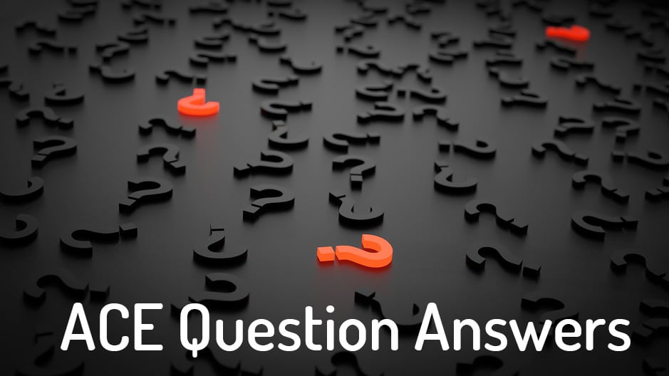 ACE CPT exam answers