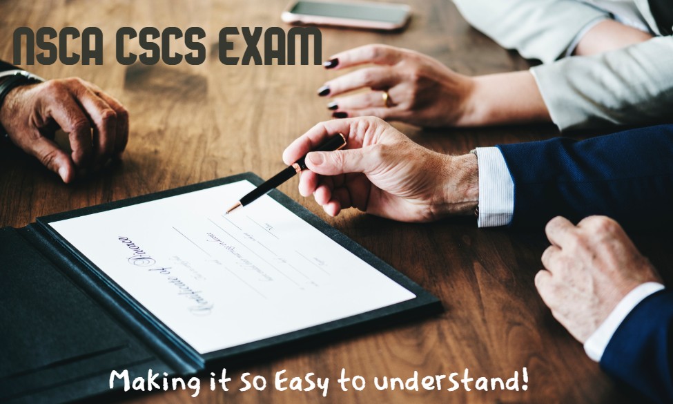 The Complete CSCS Exam Prep - How to Pass the CSCS Exam 9 NSCA CSCS Exam Break Down