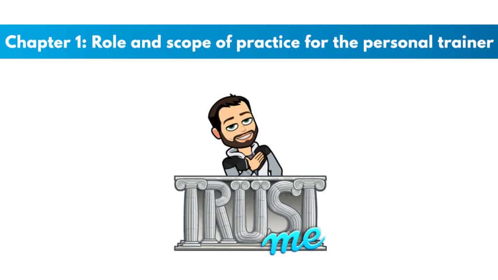 ACE CPT Chapter 1: Role and scope of practice for the personal trainer 4 ACE Study Guide Chapter 1