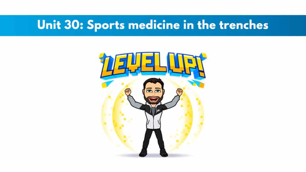 ISSA Unit 30 - Sports medicine in the trenches 5 ISSA Unit 30 - Sports medicine in the trenches