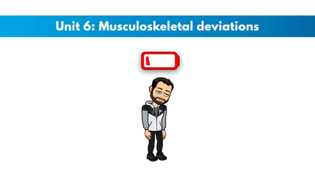 ISSA Unit 6 - Musculoskeletal deviations 8 ISSA Unit 6 - Musculoskeletal deviations