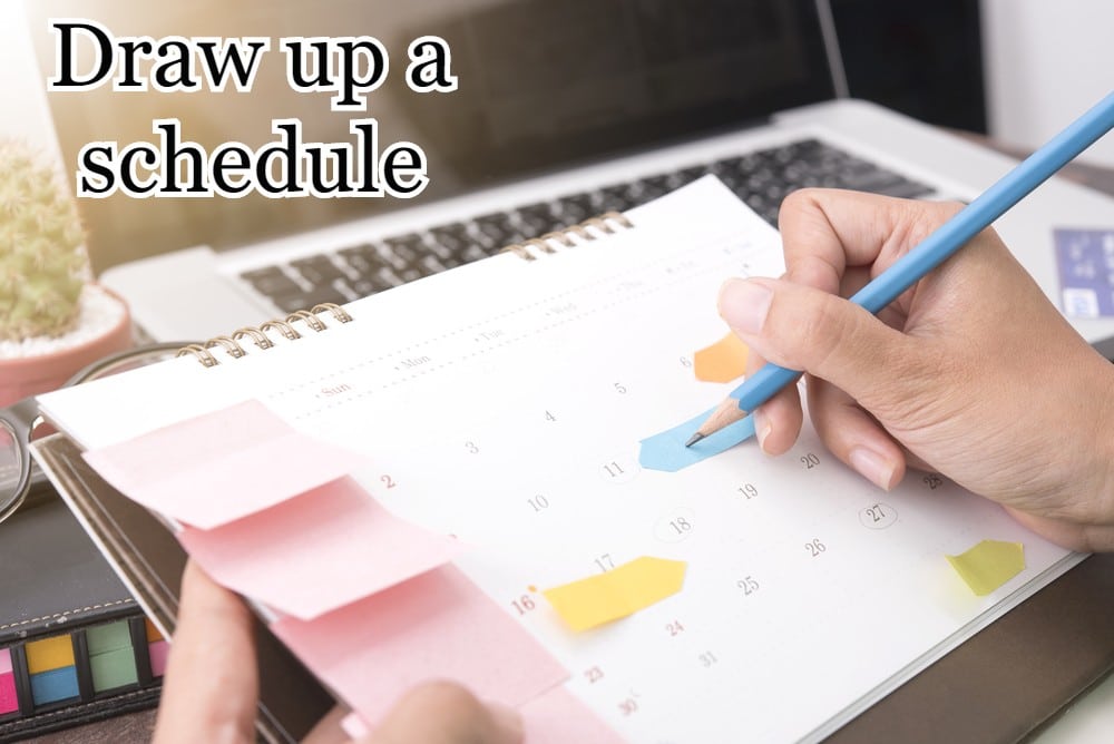 Social Media For Personal Trainers Part 1 - Facebook, Twitter & Instagram 41 Draw up a schedule