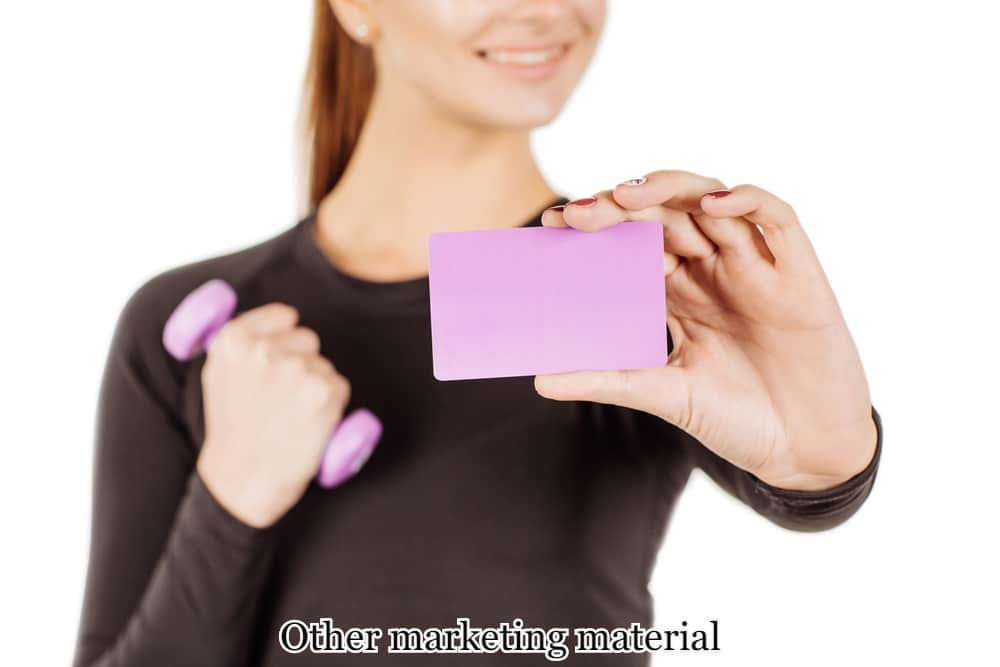 Personal Training Business Plan CHECKLIST - Get Started Today 31 Other marketing material