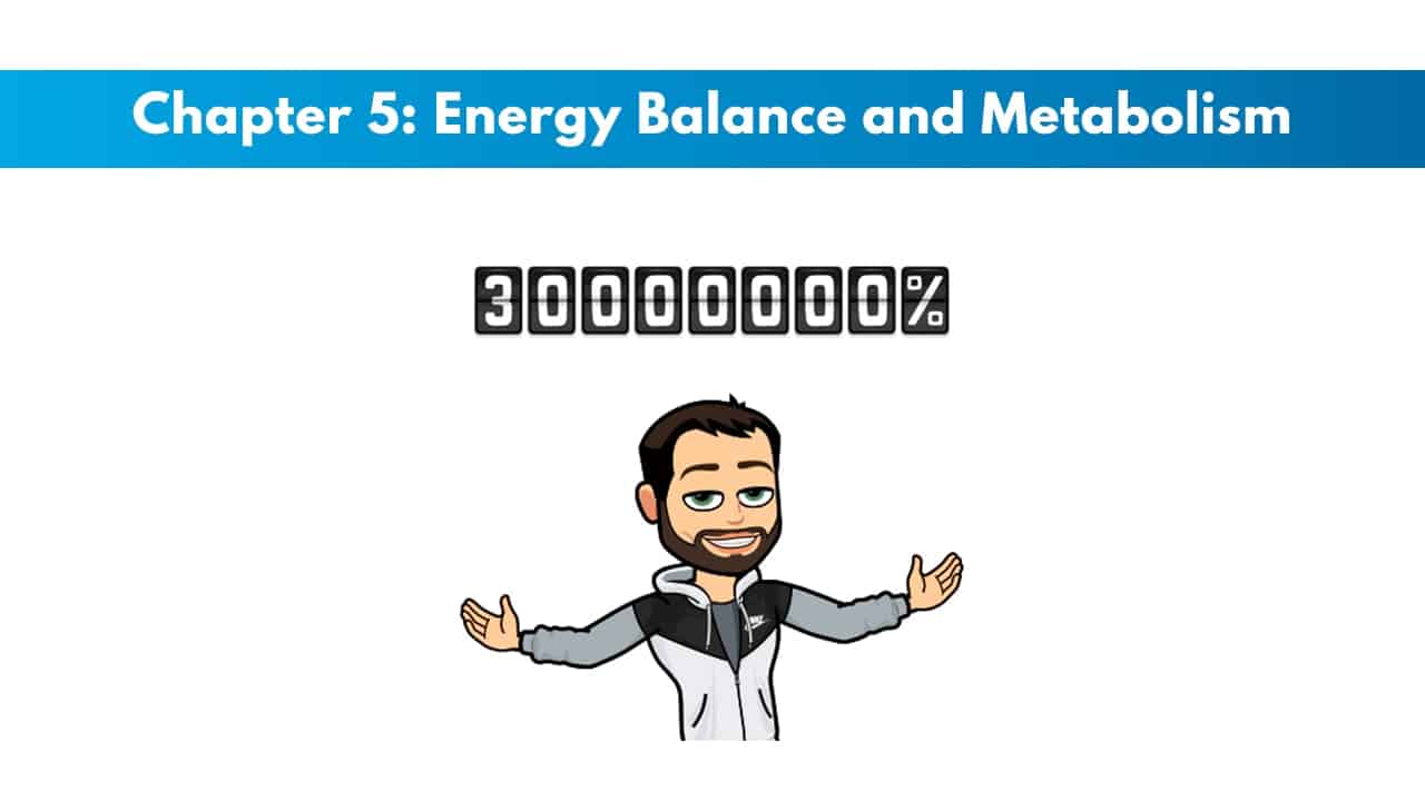 NASM CNC Chapter 5: Energy Balance and Metabolism