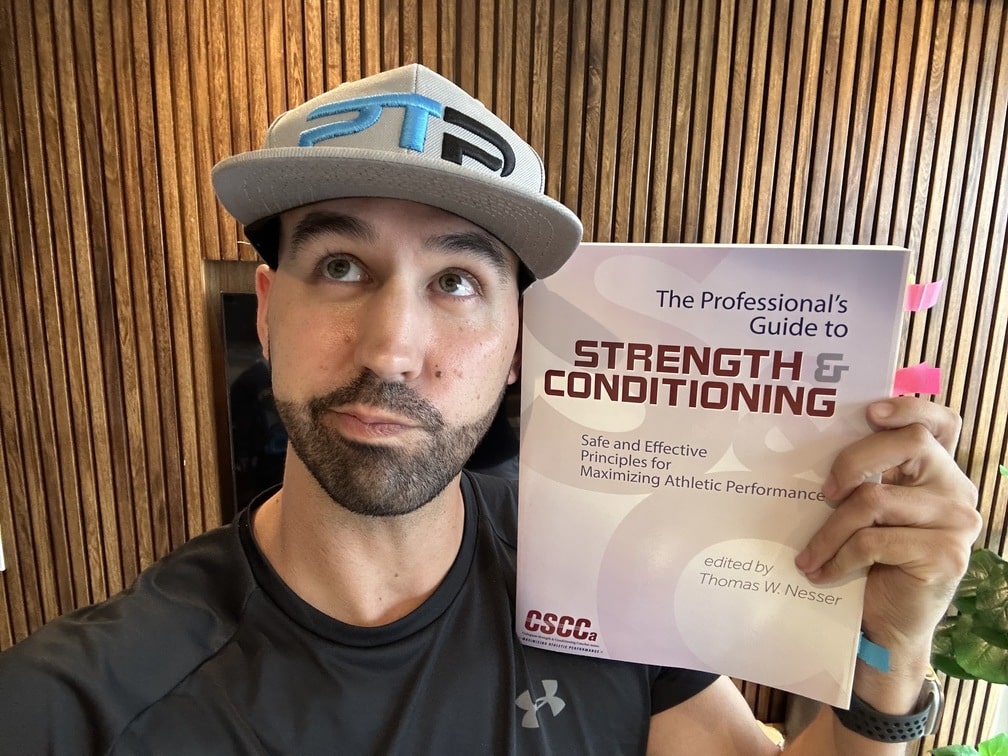 CSCCA Review - Become a Strength & Conditioning Coach 17 CSCCa certification - Tyler Read holds strength and conditioning textbook - is cscca worth it