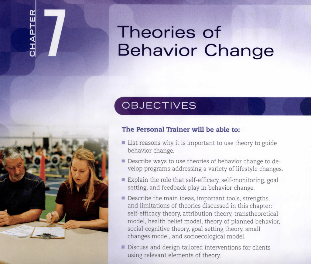 ISSA vs ACSM - Which Fitness Certification is Best? 50 ACSM theories of behavior change