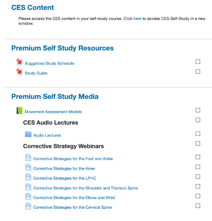 Best corrective exercise certification guide (Updated) 38 Tyler Showing off the NASM CES Premium self-study contents
