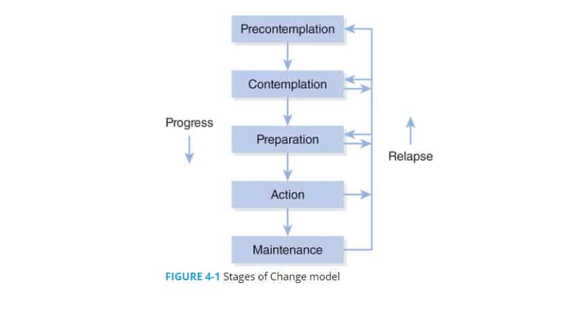 NASM online training review - stages of change model
