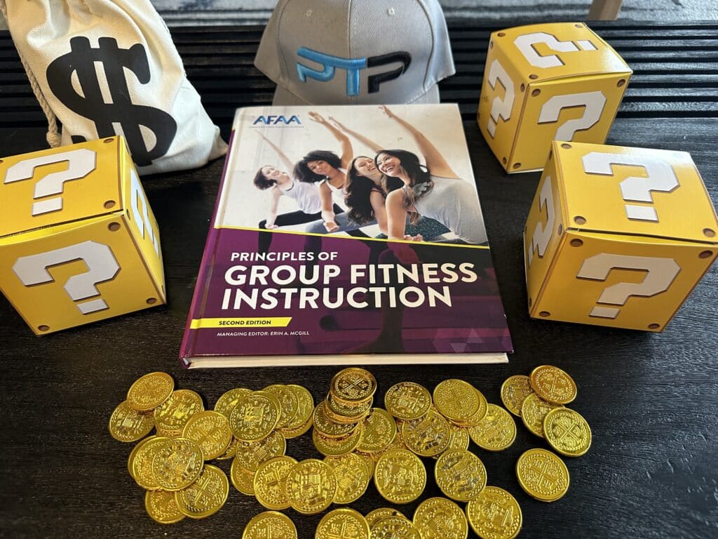 AFAA Group Fitness Instructor Certification Review 19 AFAA Group Fitness Instructor Certification cost and packages displayed with coins - how much does the AFAA GEI cost