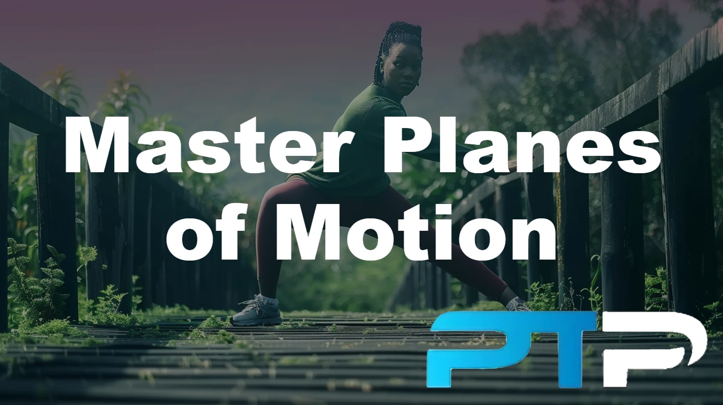 Planes of motion featured image showing an exerciser doing a lateral squat or cossack squat