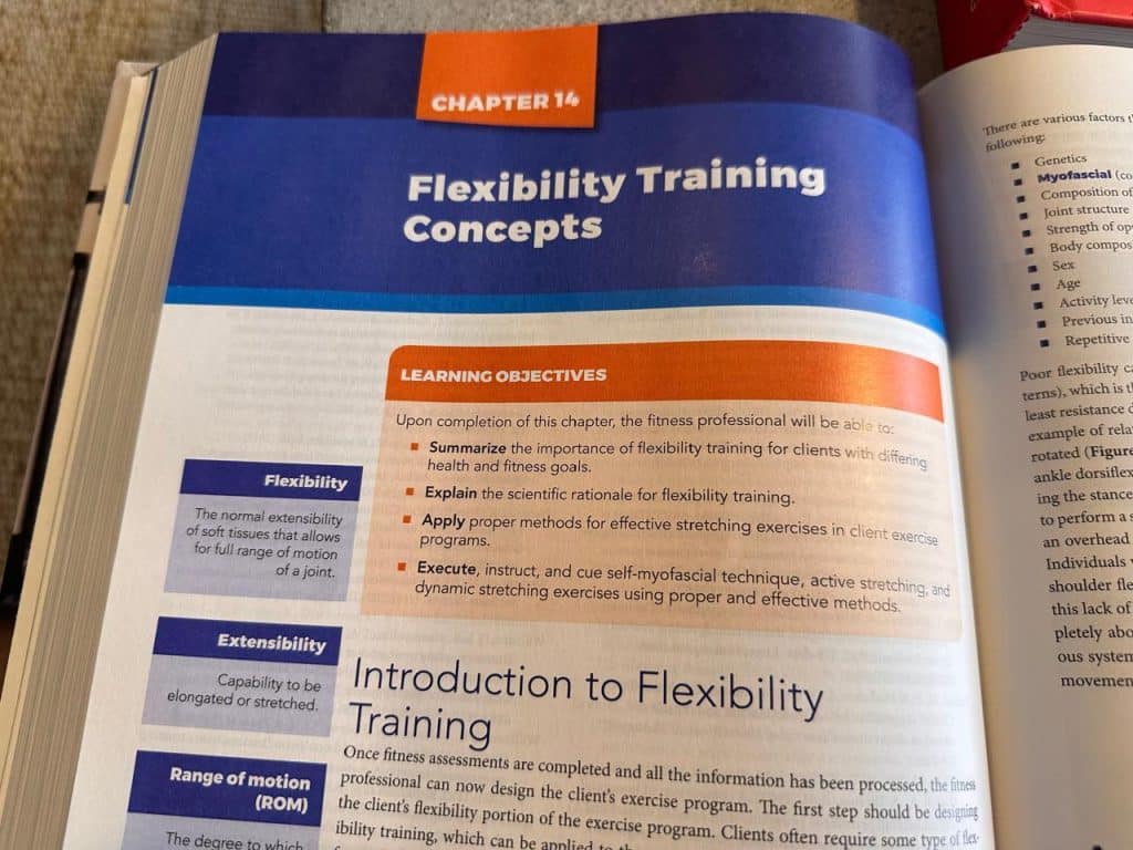 NASM chapter on flexibility training 